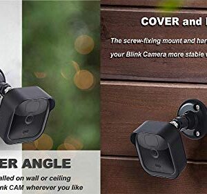 All-New Blink Outdoor Camera Wall Mount, 360° Adjustable Mount and Weather Proof Protective Housing with Blink Sync Module Outlet Mount for Blink Outdoor Security Camera System (Black, 5 Pack)