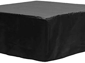 dDanke Black Patio Garden Furniture Cover Waterproof UV Outdoor Rain Snow for Table Chair Sofa Protection 48.4x48.4x29 Inch