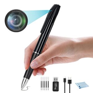 abyyloe spy camera, hidden camera with 32g sd card, mini spy camera with 1080p, spy pen for taking pictures, mini camera for home security or classroom study