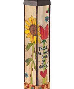 Studio M with Us Everyday Art Pole Outdoor Decorative Garden Post, Made in USA, 20 Inches Tall