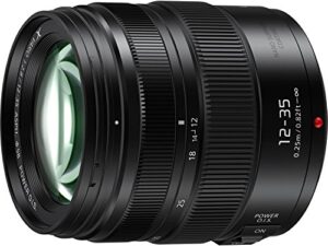 panasonic lumix professional 12-35mm camera lens g x vario ii, f2.8 asph, dual i.s. 2.0 with power o.i.s., mirrorless micro four thirds, h-hsa12035 (2017 model, black)