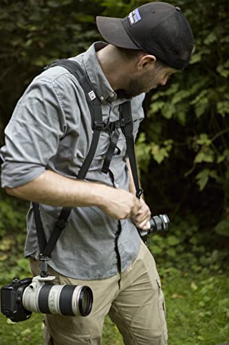 BlackRapid Double Breathe Camera Harness, Trusted Design For One Or Two SLR, DSLR, Mirrorless Cameras
