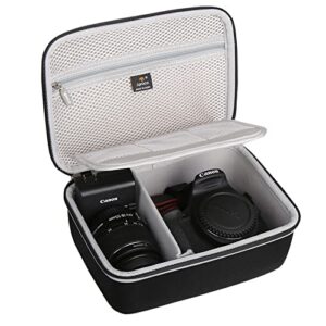 aproca hard storage travel protective case, for canon eos rebel t7 dslr camera and lens