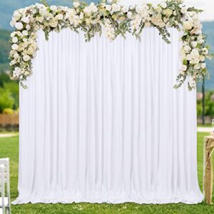 white polyester background drapes 10ft x 8ft photography backdrop curtain outdoor wedding backdrop panels