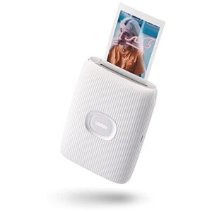 Fujifilm Instax Mini Link Instant Smartphone Printer (ASH) with Instax Film Pack (2 Items)