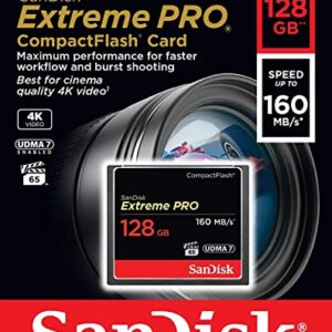 SanDisk 64GB Extreme PRO Compact Flash Memory Card UDMA 7 Speed Up To 160MB/s - SDCFXPS-064G-X46