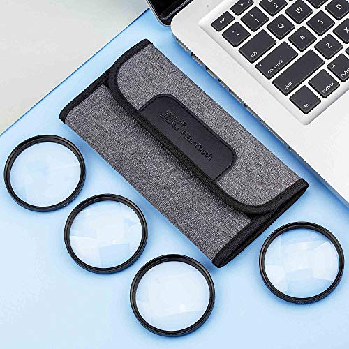 58mm Macro Close-Up Filter Set (+2 +4 +8 +10) Macro Filter Accessory with Lens Filter Pouch for Canon Rebel T8i, T7i, T6i, T7, T6,EOS 90D, 80D, 77D with Canon EF-S 18-55mm f/3.5-5.6 is STM Lens