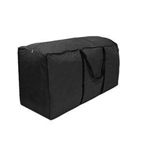 garden furniture cushion storage bag, outdoor waterproof furniture cushion bag, christmas tree storage bag, heavy duty rip-proof 600d oxford fabric garden bench/rattan cushion covers storage bag