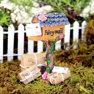 nw wholesaler 2.5 inch miniature fairy garden failymail mailbox – supplies, furniture, tools, animals and accessories for fairy gardens