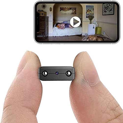 Usnyabni Wireless Camera WiFi Security Dog Body Small Detector Cameras,Pet Mini Home Nanny Cam with Babysitter Surveillance Camera,Indoor and Outdoor Cams Compatible with Android