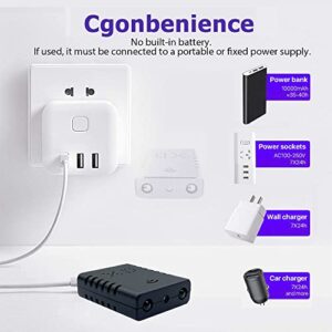 Usnyabni Wireless Camera WiFi Security Dog Body Small Detector Cameras,Pet Mini Home Nanny Cam with Babysitter Surveillance Camera,Indoor and Outdoor Cams Compatible with Android