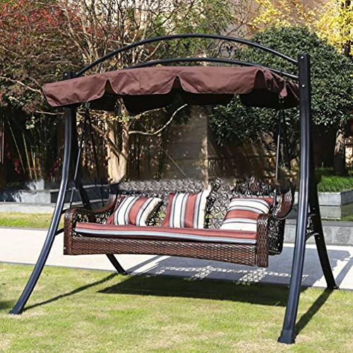 HANABASS Swing Canopy Replacement Swing Porch Top Cover Waterproof Outdoor Furniture Top Cover for Patio Garden Swing