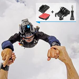 Haoyou Quick Release Clip Basic Base Mount Kit, Compatible with Gopro Hero11/10/9/8/7/6/5/4/Session/3+/3/GoPro MAX/Hero (2018), Fusion, DJI Osmo Action, AKASO, SJCAM Action Camera（6 Pcs）