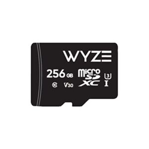 wyze expandable storage 256gb microsdxc card class 10, black