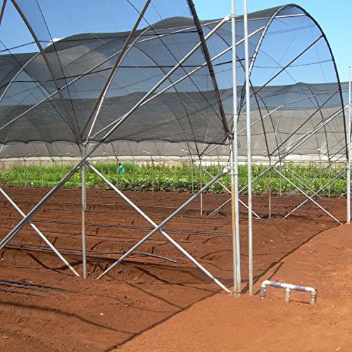 Agfabric 40% Sunblock Shade Cloth Cover with Clips for Plants 6.5’ X 20’, Black