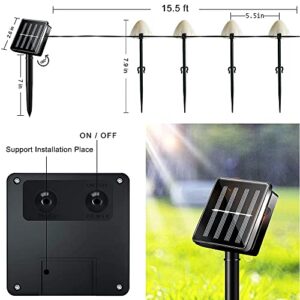 Mengji Life Solar Garden Lights, Garden Decor Solar Mushroom Lights Outdoor Waterproof - 20 Pack 8Modes