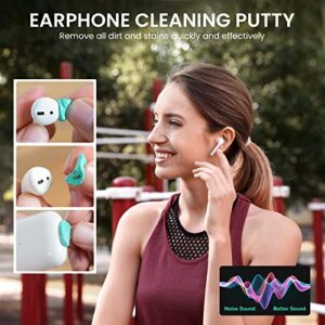 MUIIGOOD Airpods Cleaner Kit 221 Pcs Earbud Cleaning Putty Remove Ear Wax Phone Cleaning kit Cleaner Pen Brush Microfiber Cloth for Airpods Pro/1/2/3 Charging Case Headphones Camera Hearing Aids