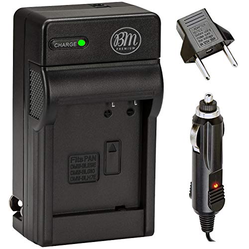 BM DMW-BLG10 Battery Charger for Panasonic Lumix DC-G100 DC-ZS80 DC-GX9 DC-LX100 II DC-ZS200 DC-ZS70 DMC-GX80 DMC-GX85 DMC-ZS60 DMC-ZS100 DMC-GF6 DMC-GX7K DMC-LX100K Cameras - DMW-BTC9 Replacement