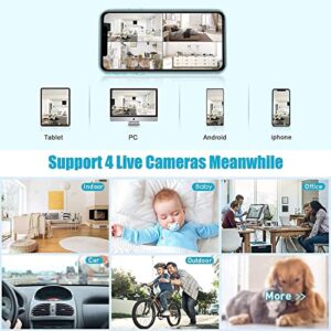 Cilee Mini Camera Wireless Hidden WiFi Cameras HD1080P Home Security Cameras,Covert Baby Nanny Cam with Phone App,Tiny Smart Camera for Indoor Outdoor Video Recorder Motion Activated Night Vision