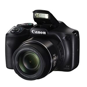 Canon PowerShot SX540 Digital Camera w/ 50x Optical Zoom - Wi-Fi & NFC Enabled (Black), 1-1067C001