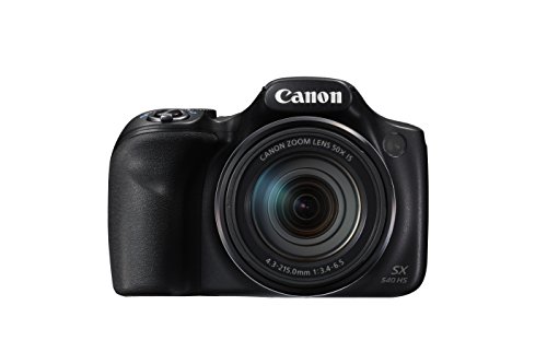 Canon PowerShot SX540 Digital Camera w/ 50x Optical Zoom - Wi-Fi & NFC Enabled (Black), 1-1067C001