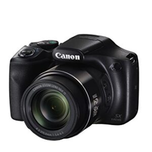 Canon PowerShot SX540 Digital Camera w/ 50x Optical Zoom - Wi-Fi & NFC Enabled (Black), 1-1067C001