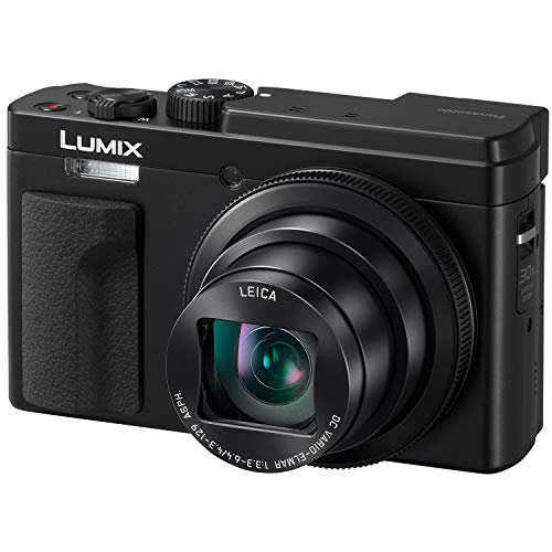 PANASONIC LUMIX ZS80 20.3MP Digital Camera, 30x 24-720mm Travel Zoom Lens, 4K Video, Optical Image Stabilizer and 3.0-inch Display – Point & Shoot Camera with Lecia Lens - DC-ZS80K (Black)