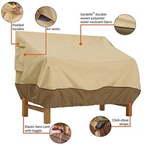 Classic Accessories Veranda Water-Resistant 50 Inch Patio Bench Cover, Patio Furniture Covers
