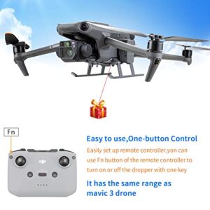 Hanatora Payload Release Dropping Device for DJI Mavic 3/Classic/Cine Drone,Delivery Airdrop Dropper,Fishing Bait Kit Accessories