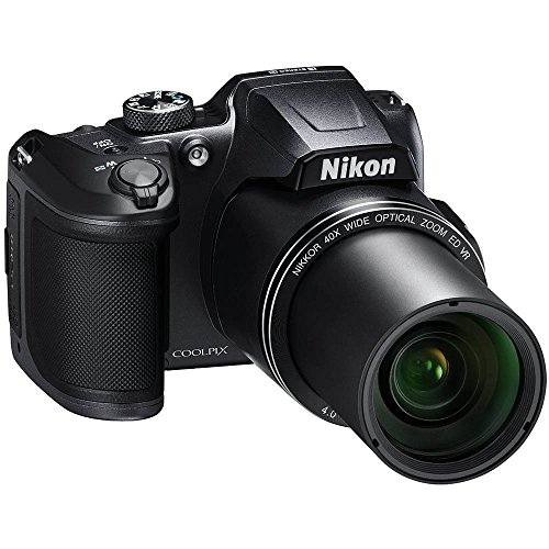 Nikon COOLPIX B500 16MP 40x Optical Zoom Digital Camera 32GB Bundle Includes Camera, Bag, 32GB Memory Card, Reader, Wallet, AA Batteries + Charger, HDMI Cable, Tripod, Beach Camera Cloth and More