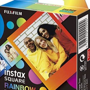 Fujifilm Instax Square Rainbow Film - 10 Exposures (16671320)