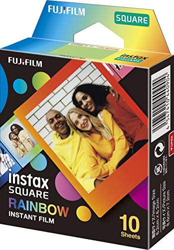 Fujifilm Instax Square Rainbow Film - 10 Exposures (16671320)