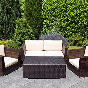 Repair Kit（Wicker + Weaving Tool）for Coffee Wicker Table and Chair, Gradient Brown Rattan for Outdoor Patio Furniture, All-Weather Wicker for Conversation Set Repair-70m (220 ft)