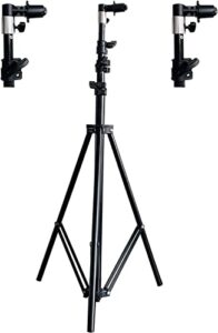 kate 8ft collapsible background stand kit for pop up backdrops tripod frame with clamp for chroma key green screens, foldable reflectors photography lighting stand