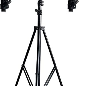 Kate 8ft Collapsible Background Stand Kit for Pop Up Backdrops Tripod Frame with Clamp for Chroma Key Green Screens, Foldable Reflectors Photography Lighting Stand