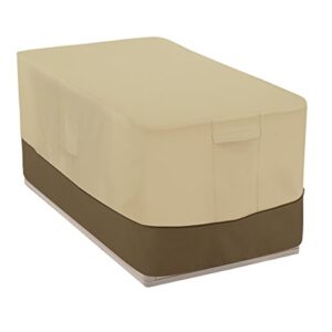 classic accessories veranda water-resistant 55 inch patio deck box cover, patio furniture covers