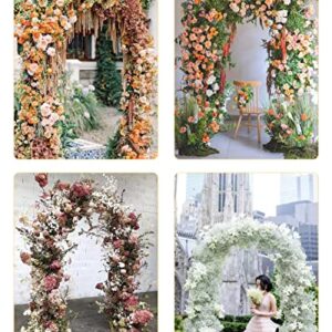 Wedding Arch Backdrop Stand,Gold Metal Door Arched Backdrop Frame Arches Backdrop Stand for Wedding Birthday Graduation Anniversary Celebration Opening Ceremony(5x2FT)