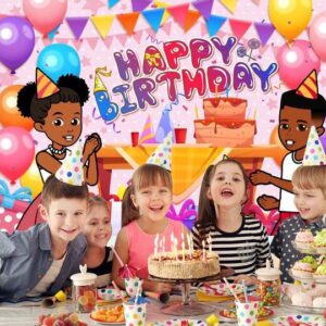 Gracies Corner Decorations Backdrop, 5x3 Ft Cartoon Gracies Happy Birthday Party Banner for 1st 2nd Birthday Music Gracies Theme Photography Background for Kids Adult Birthday Party Supplies