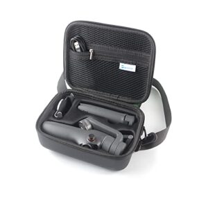 skyreat osmo mobile 6 case,pu leather portable storage om 6 case shoulder bag for dji om 6 smartphone gimbal stabilizer accessories