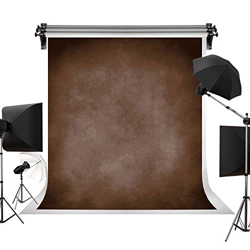 Kate 5x7ft Brown Portrait Backdrops Vintage Brown Backgrounds for Professional Photography Studio