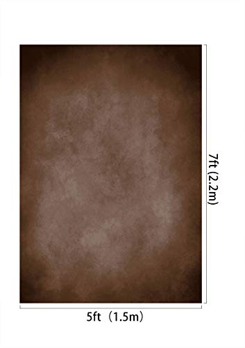 Kate 5x7ft Brown Portrait Backdrops Vintage Brown Backgrounds for Professional Photography Studio