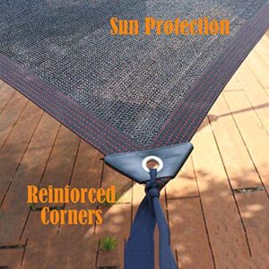 XYXH Sunblock Shade Cloth 16x30ft, Sunblock Mesh Shade, Sun Mesh Shade for Plants, Shade Net for Greenhouse, with Grommets Sun Protection - for Garden, Patio, Barn or Kennel