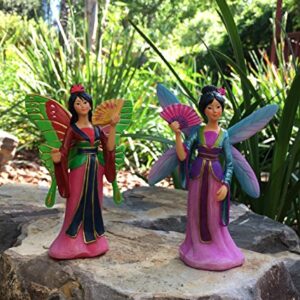 GlitZGlam Fairy Kai The Beautiful Asia Miniature Fairy for Your Fairy Garden/Miniature Garden