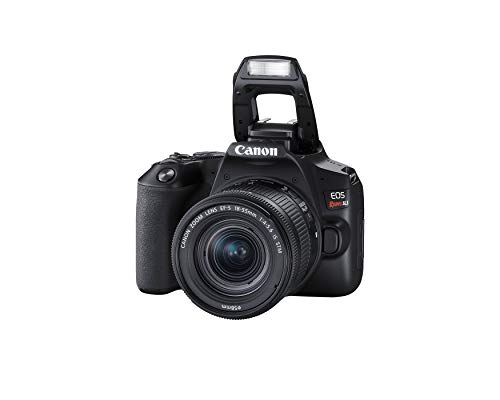 Canon EOS Rebel SL3 Digital SLR Camera with EF-S 18-55mm Lens kit, Built-in Wi-Fi, Dual Pixel CMOS AF and 3.0 Inch Vari-Angle Touch Screen, Black