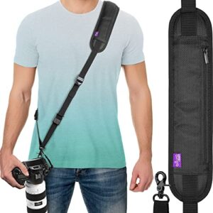 altura photo camera neck strap w. quick release & safety tether – camera straps for photographers – adjustable dslr camera strap for sony, nikon & canon – safe & secure camera strap quick release