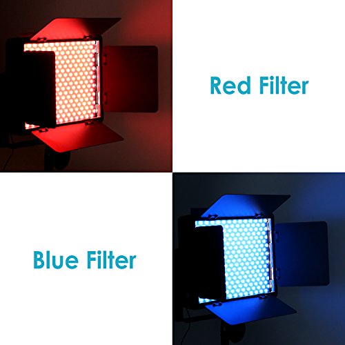 Neewer 12 x 12 inches 8 Packs Transparent Color Correction Lighting Gel Filter in 8 Colors