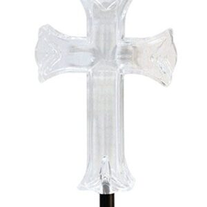 Solar LED Cross Light , Solar Powered Garden Decor Stake Yard LED Outdoor Landscape Light