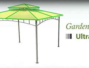 Garden Winds Replacement Canopy Top Cover for The Waterford Gazebo - Version 5 - RipLock 350 - Will ONLY FIT 5LGZ6526-V5, 5LGZ2001, and 5LGZ2001-PU