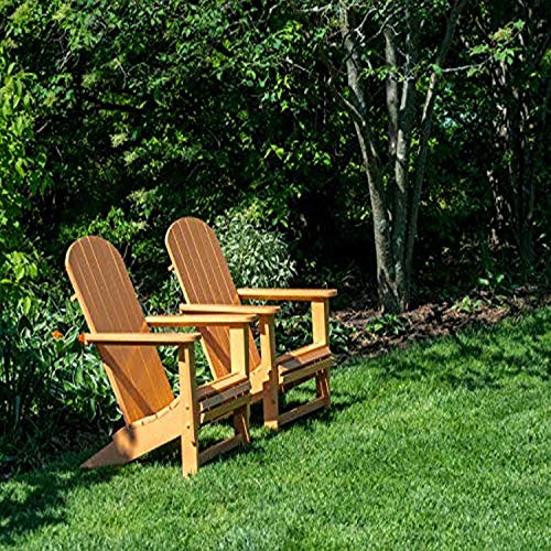 Posterazzi PDDUS39JEG0112LARGE Pair of Adirondack Chairs in a Garden Photo Print, 36 x 24, Multi