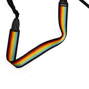 Polaroid Camera Strap Flat – Rainbow Stripe